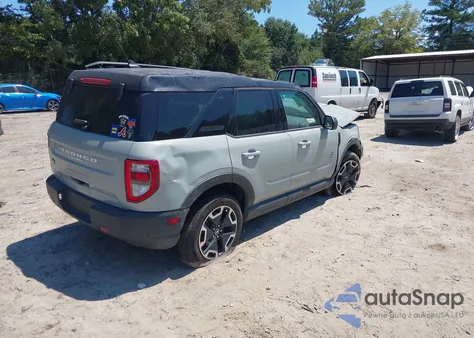 2024 Ford Bronco Sport Outer Banks из США, поврежденный, VIN 3FMCR9C6XRRF17922